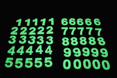 50 Piece Glow in the Dark Luminous Numbers Wall Ceiling Decor